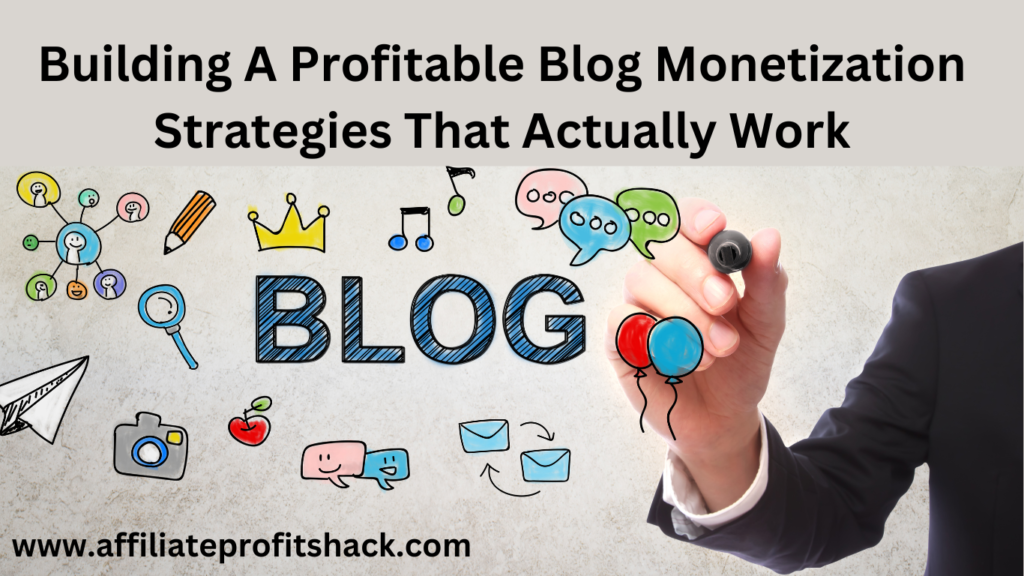Building A Profitable Blog Monetization Strategies That Actually Work