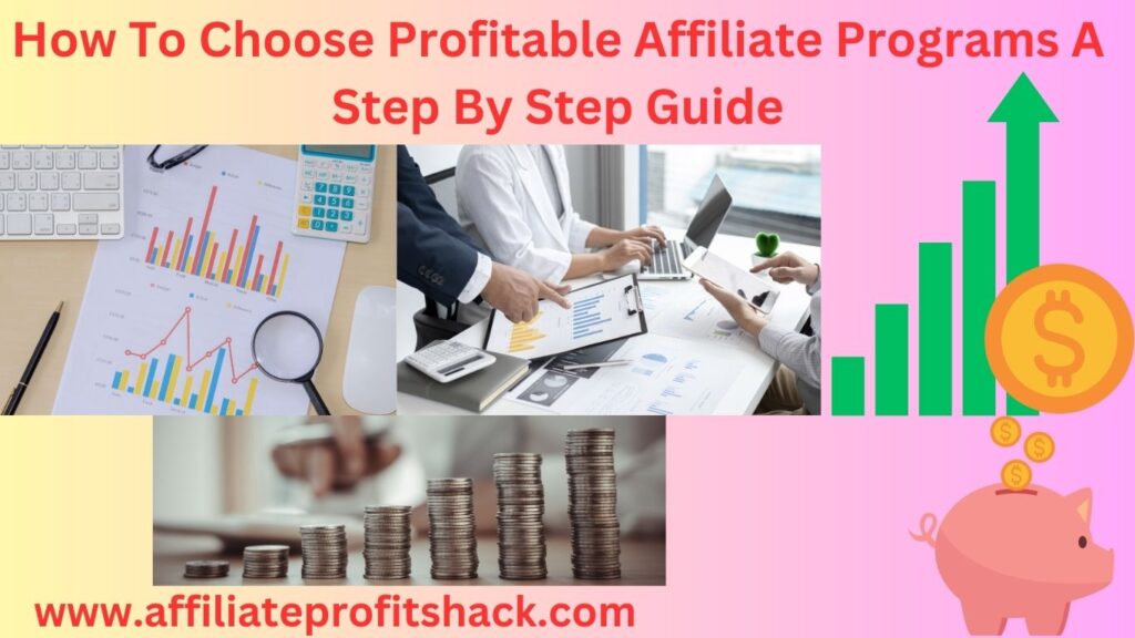 How To Choose Profitable Affiliate Programs A Step By Step Guide