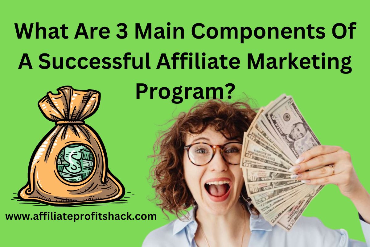 What Are 3 Main Components Of A Successful Affiliate Marketing Program?