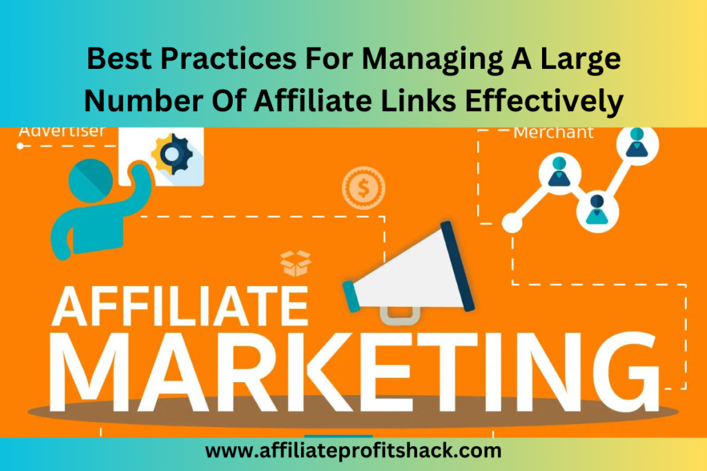 Best Practices For Managing A Large Number Of Affiliate Links Effectively